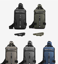 USB Charging Chest Bags