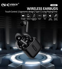 BTW92 earbud earphone with touch control, type c fast charging low latency.