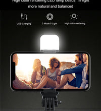 3 In1 Bluetooth Wireless Selfie Stick Tripod 102cm Foldable & Monopods Universal Phone Tripod